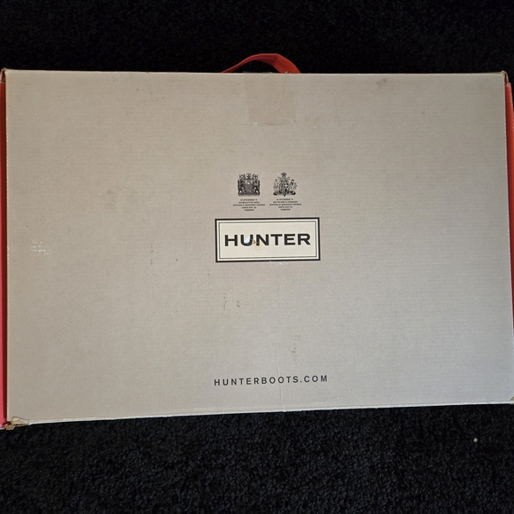 Hunter Red Tall Rain Boots - Picture 2 of 6